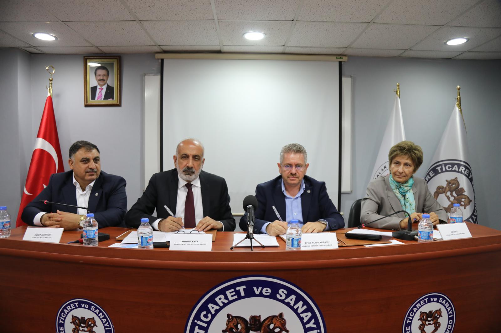 Diyarbakır TSO ve Cizre TSO Ortak Meclis Toplantısında 9 Başlıkta İşbirliği Sağlandı