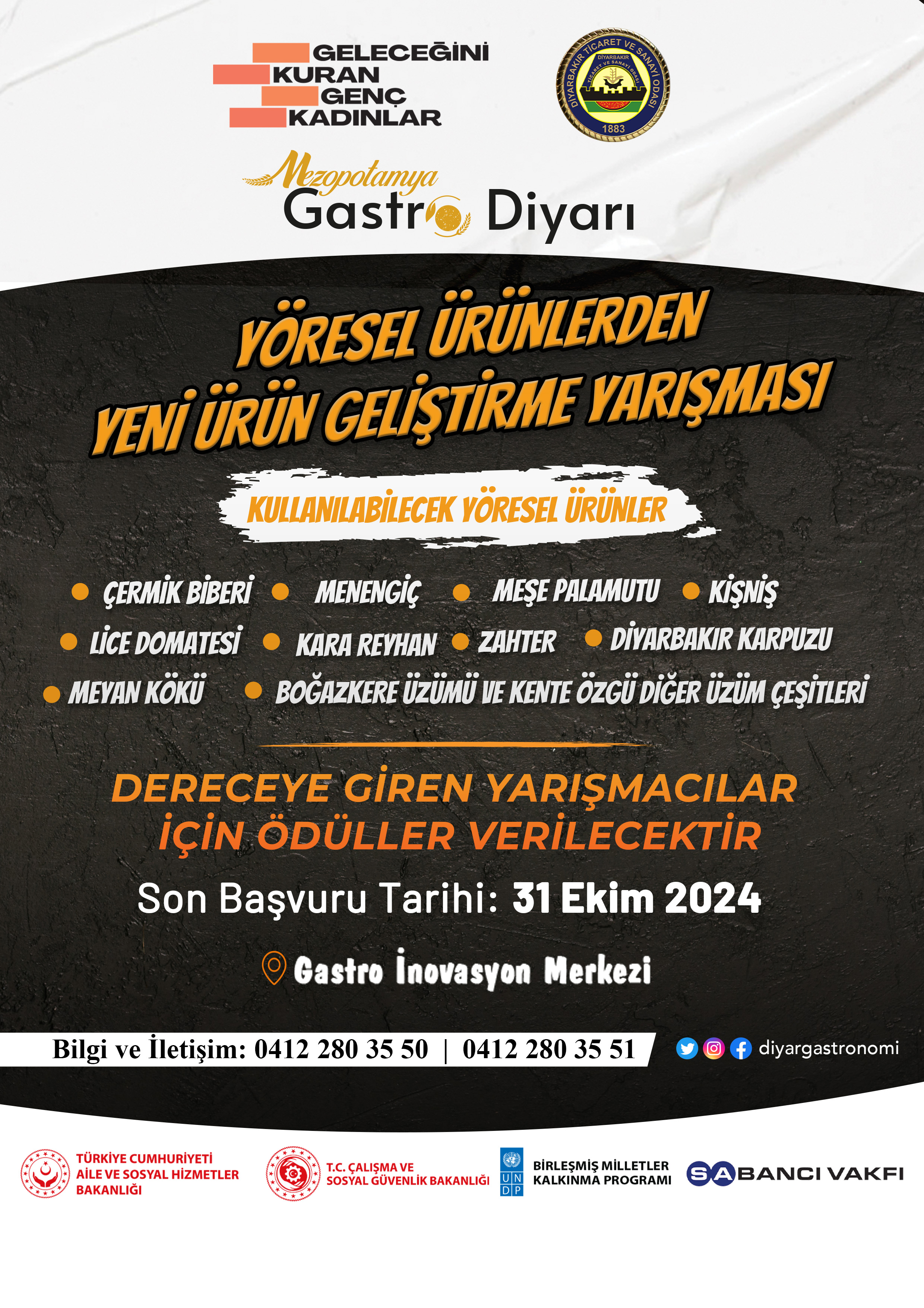 Gastronomi Yarışması Başvuruları Devam Ediyor.
