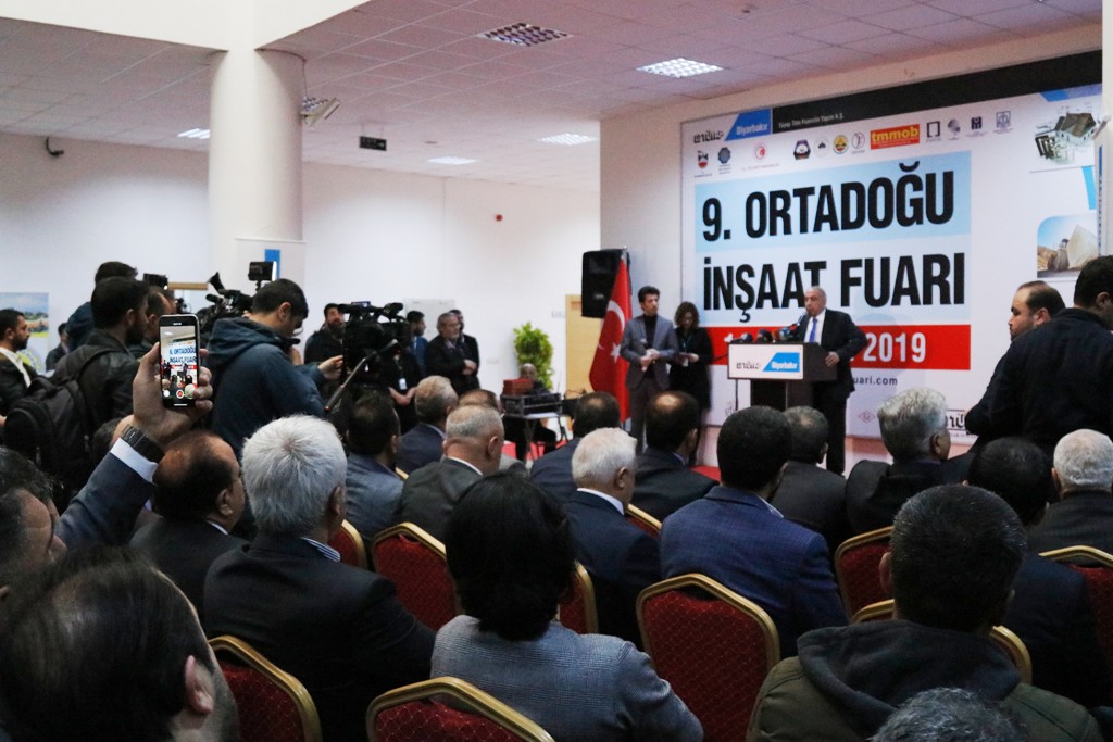 9. Ortadoğu İnşaat Fuarı Yurtdışından Ticari Heyetlerin Katılımı ile Kapılarını Açtı