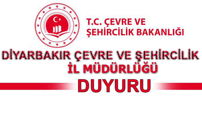 Çevre Şehircilik İl Müdürlüğü İhale Yazısı