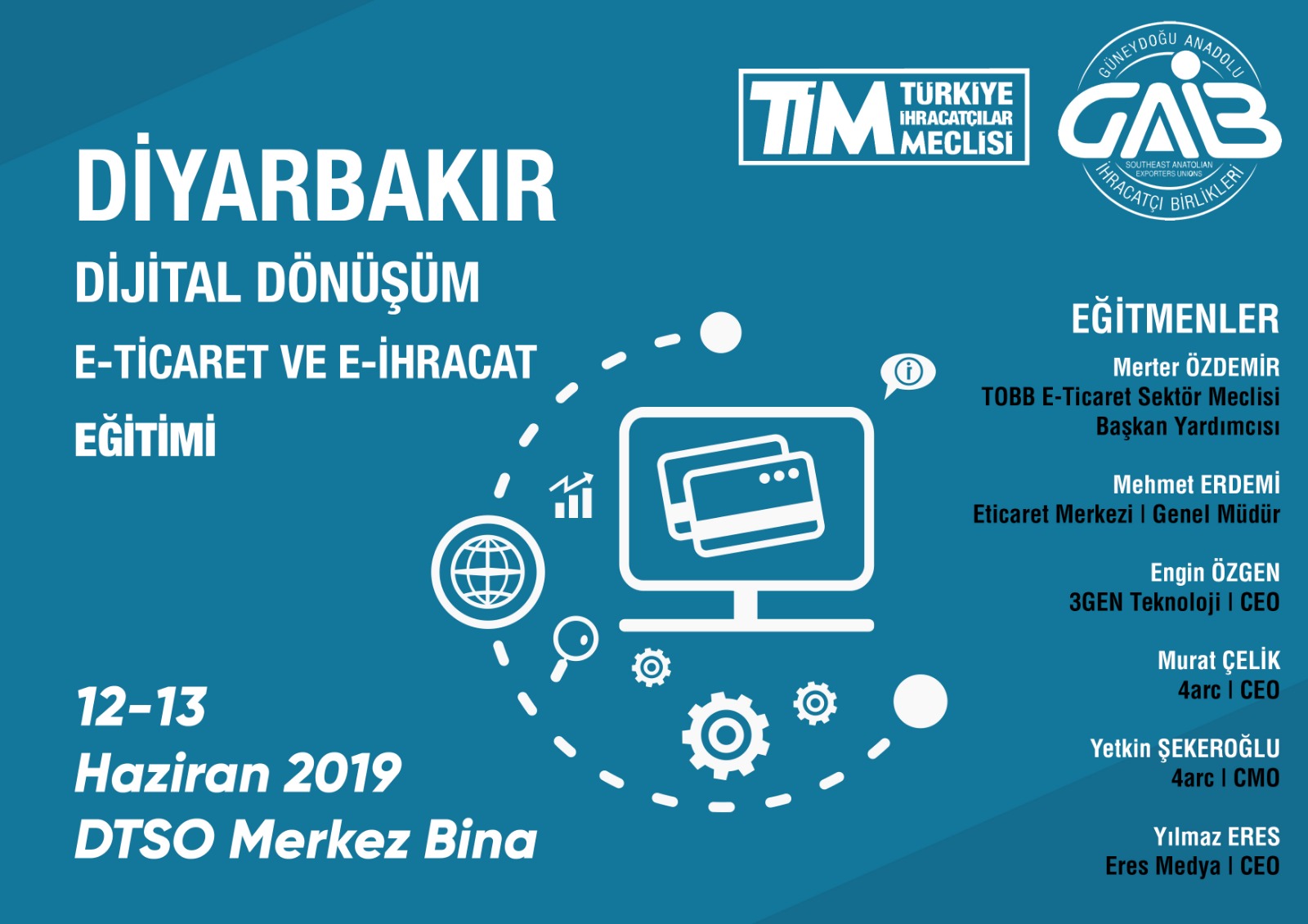 DTSO’da E-İhracat, E-Ticaret ve Dijital Dönüşüm Eğitimi verilecek