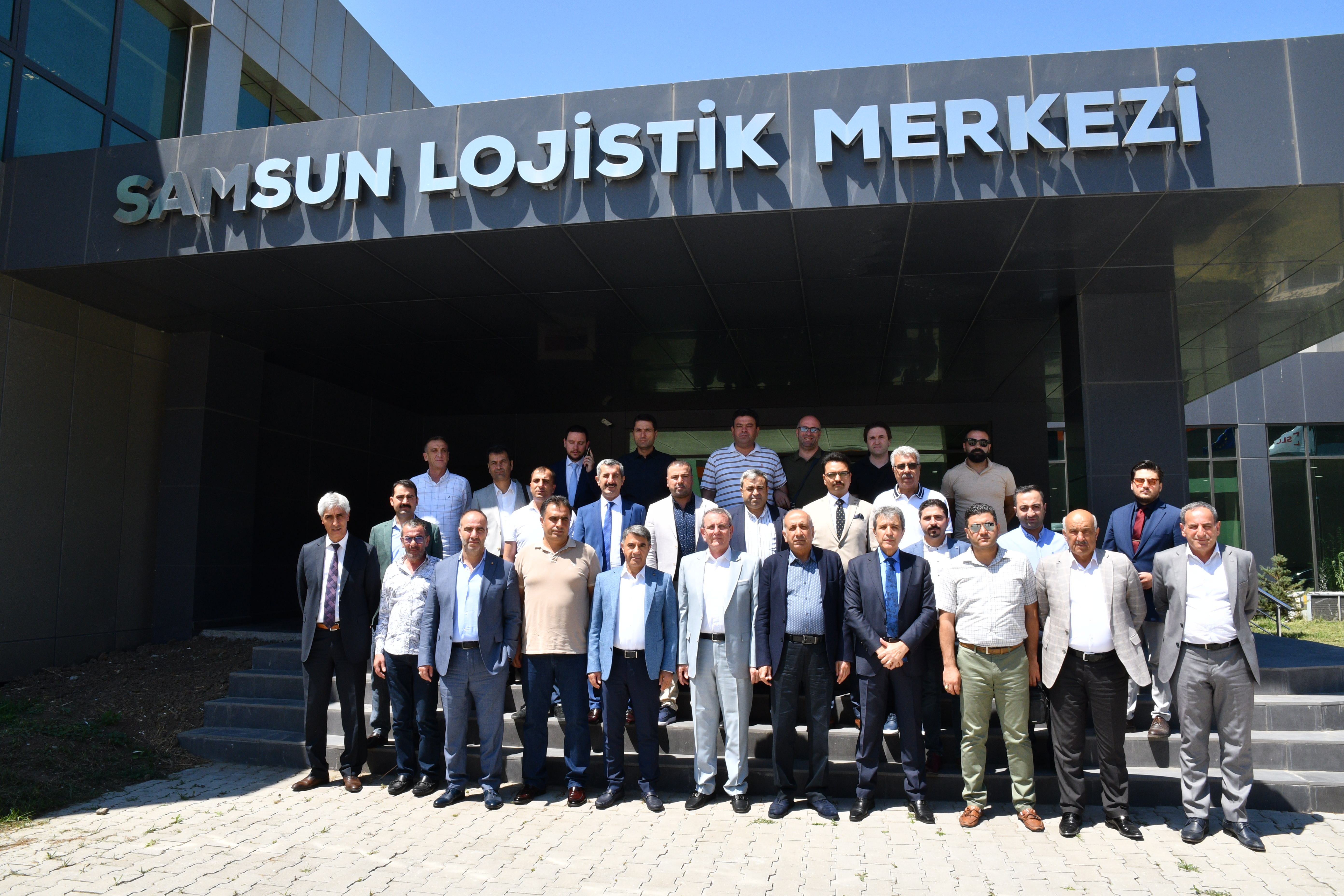 DTSO Başkanı Kaya ve beraberindeki heyet Samsun Lojistik Merkezini inceledi