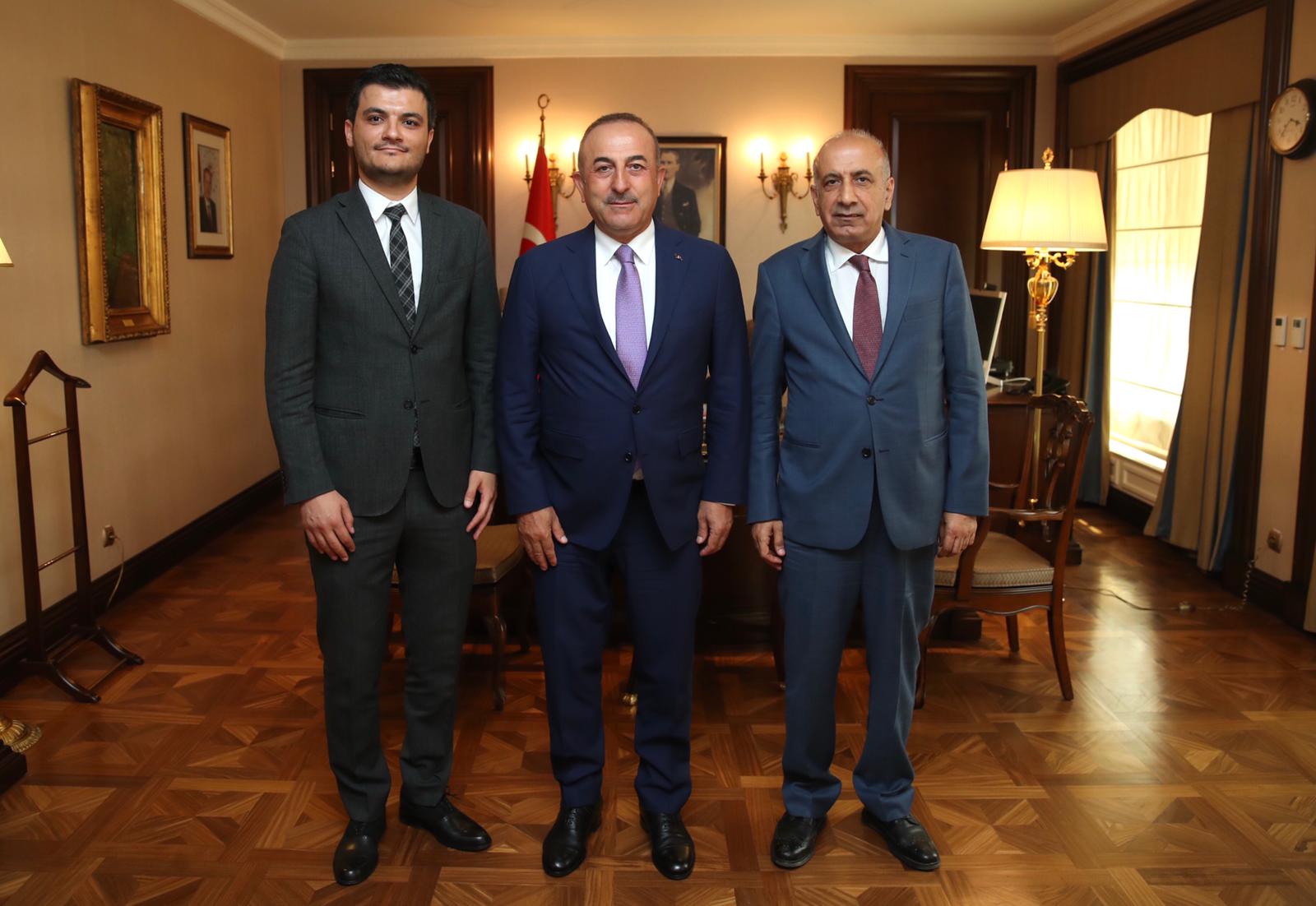 DTSO Başkanı Kaya Dışişleri Bakanı Çavuşoğlu ile bir araya geldi