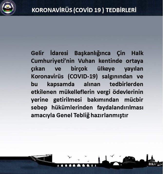 Gelir İdaresi Başkanlığından Mücbir Sebepler